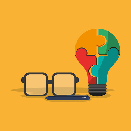 Teamwork concept with icon designのイラスト素材