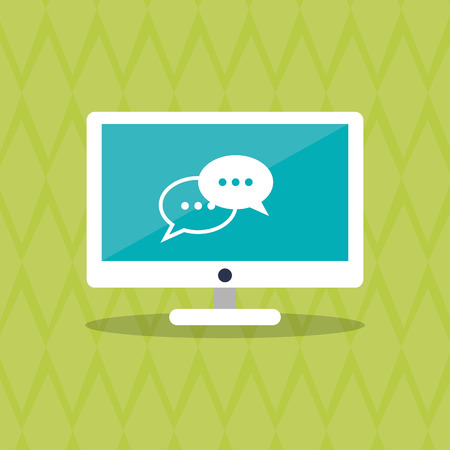communication concept with icon designのイラスト素材