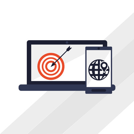 Technology concept with icon designのイラスト素材