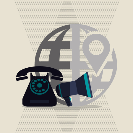 digital marketing concept with icon design, vector illustration 10 eps graphic.のイラスト素材