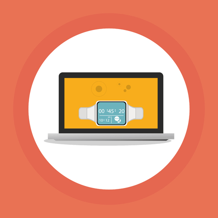 Technology concept with icon design, vector illustration 10 eps graphic.のイラスト素材