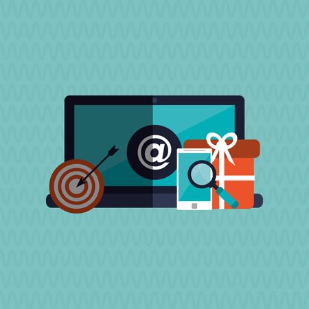 Technology concept with icon design, vector illustration 10 eps graphic.のイラスト素材