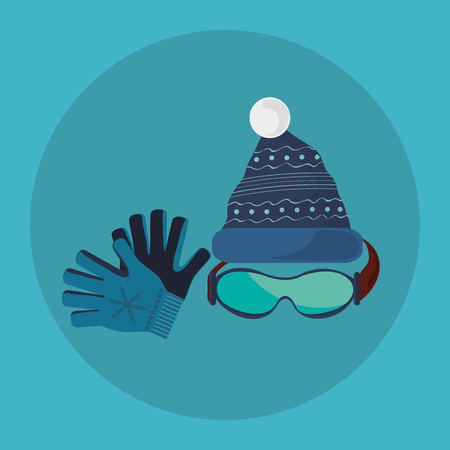 winter concept with sport  icon design, vector illustration 10 eps graphic.のイラスト素材