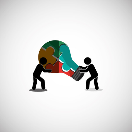 Teamwork concept with icon design, vector illustration 10 eps graphic.のイラスト素材