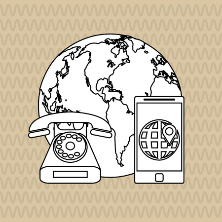 Shopping online  concept with icon design, vector illustration 10 eps graphic.のイラスト素材