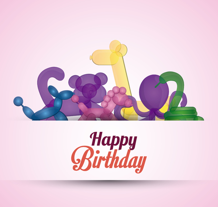 Balloon concept with icon design, vector illustration 10 eps graphic.のイラスト素材