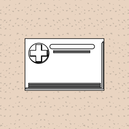 Medical care concept with icon design, vector illustration 10 eps graphic.のイラスト素材