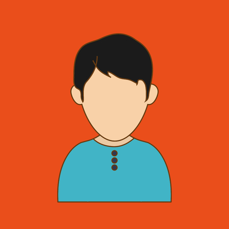 man concept with icon design, vector illustration 10 eps graphic.のイラスト素材