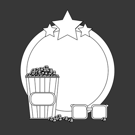 Cinema concept with icon design, vector illustration 10 eps graphic.のイラスト素材