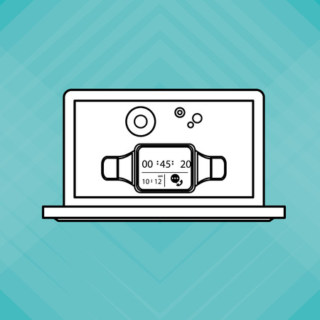 Technology concept with icon design, vector illustration 10 eps graphic.のイラスト素材