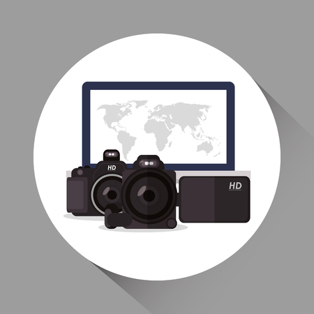 Technology concept with icon design, vector illustration 10 eps graphic.のイラスト素材