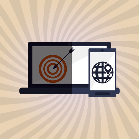 Technology concept with icon design, vector illustration 10 eps graphic.のイラスト素材