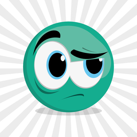 Cartoon  with face icon design, vector illustration 10 eps graphic.のイラスト素材