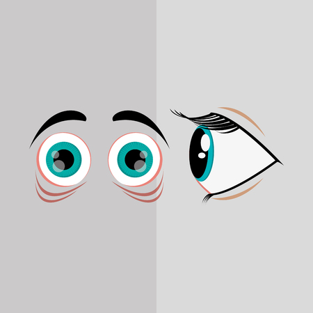 Cartoon  with face icon design, vector illustration 10 eps graphic.のイラスト素材