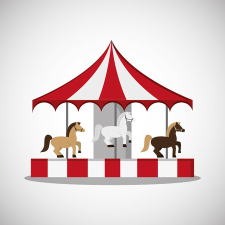 Circus concept with carnival  icon design, vector illustration 10 eps graphic.のイラスト素材