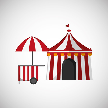 Circus concept with carnival  icon design, vector illustration 10 eps graphic.のイラスト素材