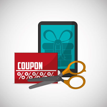 Shopping online with icon design, vector illustration 10 eps graphic.のイラスト素材