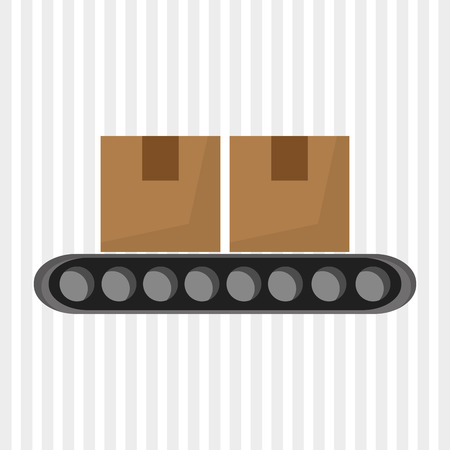 Delivery with icon designのイラスト素材