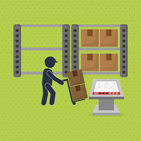 Delivery with icon design, vector illustration 10 eps graphic.のイラスト素材