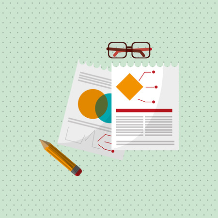 Office with icon design, vector illustration 10 eps graphic.のイラスト素材