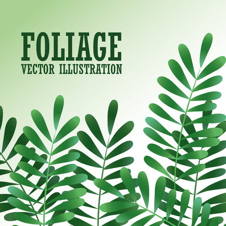 Foliage concept with icon design, vector illustration 10 eps graphic.のイラスト素材