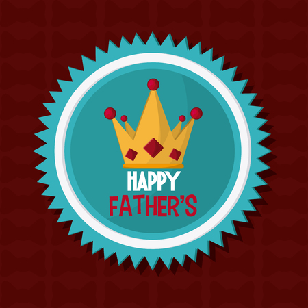 Fathers day concept with icon design, vector illustration 10 eps graphic.のイラスト素材