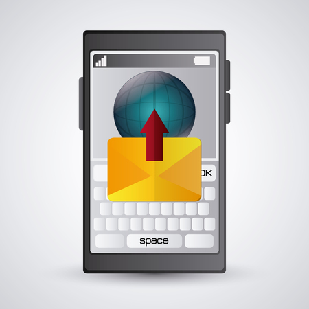 Sms concept with icon design, vector illustration 10 eps graphic.のイラスト素材