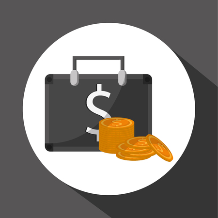 Money with icon design, vector illustration 10 eps graphic.のイラスト素材
