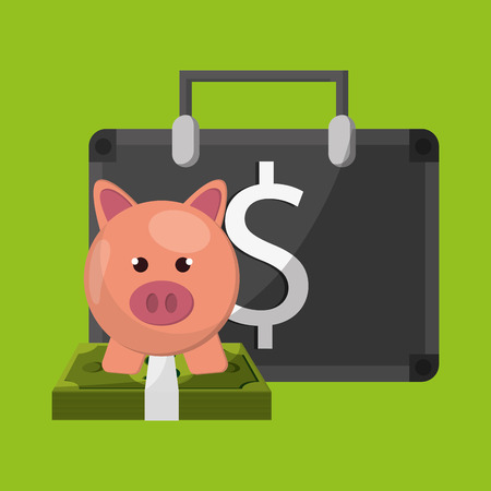 Money with icon design, vector illustration 10 eps graphic.のイラスト素材