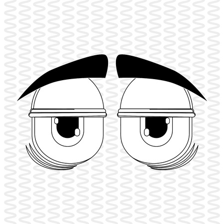 Cartoon  with face icon design, vector illustration 10 eps graphic.のイラスト素材