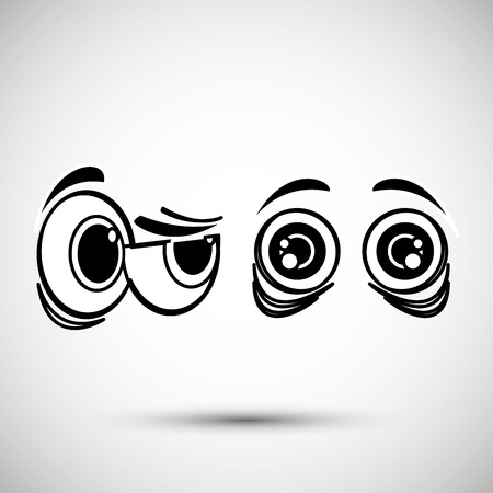 Cartoon  with face icon design, vector illustration 10 eps graphic.のイラスト素材