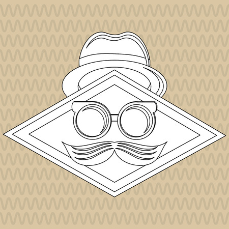Hipster style with icon design, vector illustration 10 eps graphic.のイラスト素材