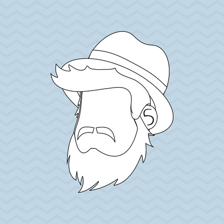 Hipster style with icon design, vector illustration 10 eps graphic.のイラスト素材