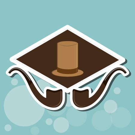 Hipster style with icon design, vector illustration 10 eps graphic.のイラスト素材