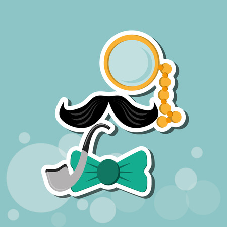 Hipster style with icon design, vector illustration 10 eps graphic.のイラスト素材