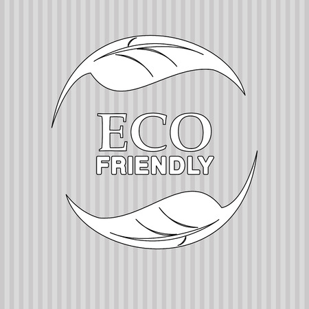 Eco friendly with icon design, vector illustration 10 eps graphic.のイラスト素材