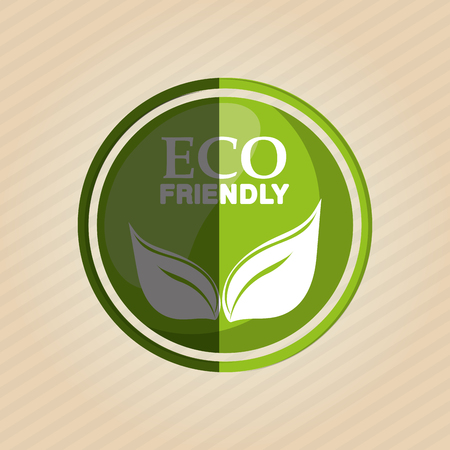 Eco friendly with icon design, vector illustration 10 eps graphic.のイラスト素材