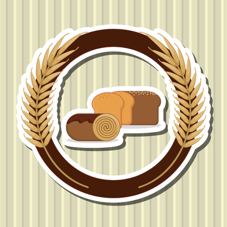 Bakery with icon design, vector illustration 10 eps graphic.のイラスト素材