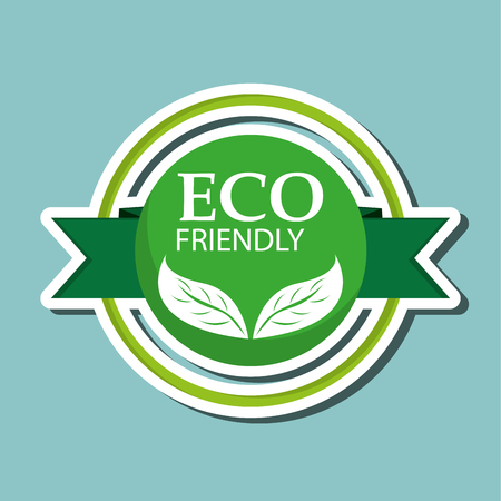 Eco friendly with icon design, vector illustration 10 eps graphic.のイラスト素材