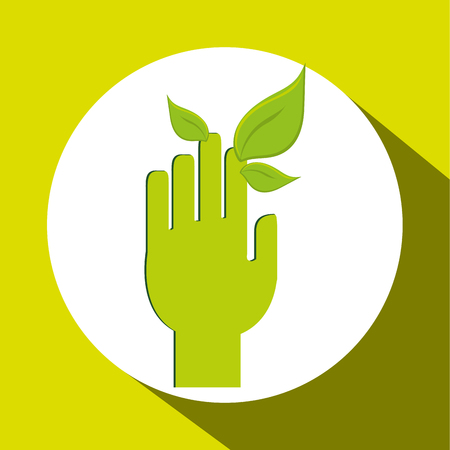 Eco friendly with icon design, vector illustration 10 eps graphic.のイラスト素材