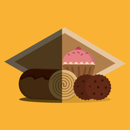Bakery with icon design, vector illustration 10 eps graphic.のイラスト素材