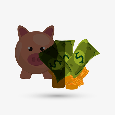 Money concept with icon design, vector illustration 10 eps graphic.のイラスト素材