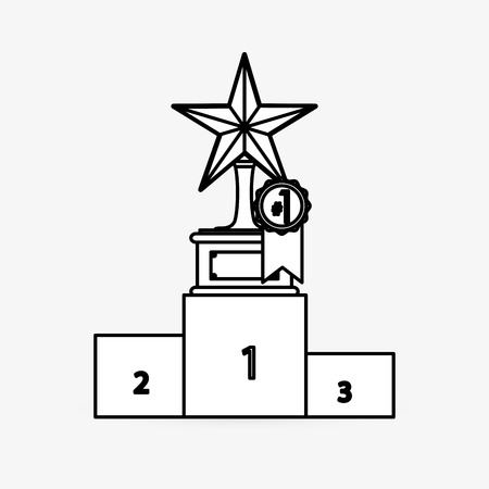 Winner concept with icon design, vector illustration 10 eps graphic.のイラスト素材