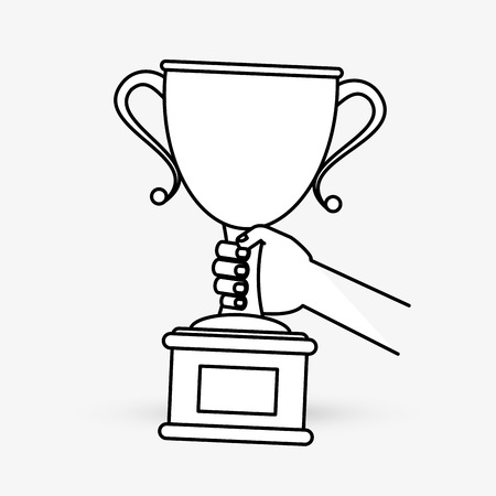 Winner concept with icon design, vector illustration 10 eps graphic.のイラスト素材