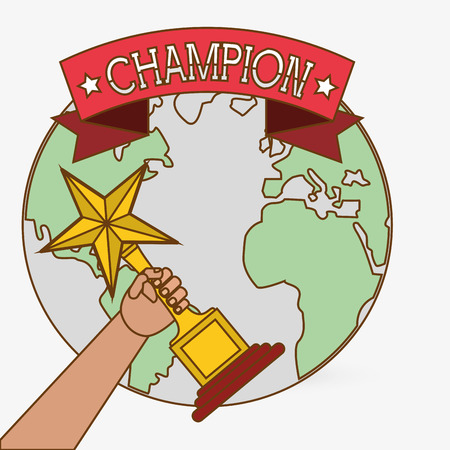 Winner concept with icon design, vector illustration 10 eps graphic.のイラスト素材