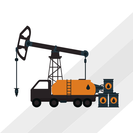 Oil Industry concept with icon design, vector illustration 10 eps graphicのイラスト素材