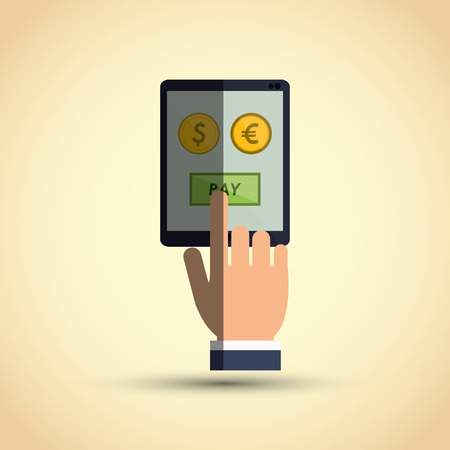 Money concept with icon design, vector illustration 10 eps graphicのイラスト素材
