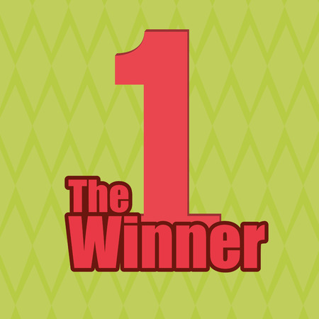 Winner concept with icon design, vector illustration 10 eps graphic.のイラスト素材
