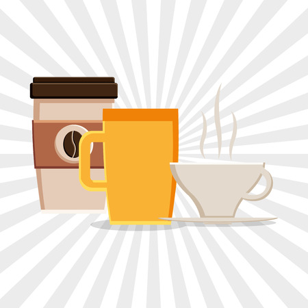 Coffee concept with icon design, vector illustration 10 eps graphic.のイラスト素材