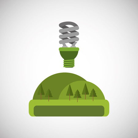 Eco concept with icon design, vector illustration 10 eps graphicのイラスト素材